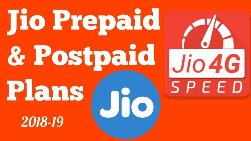 Jio 2018 prepaid and postpaid plans