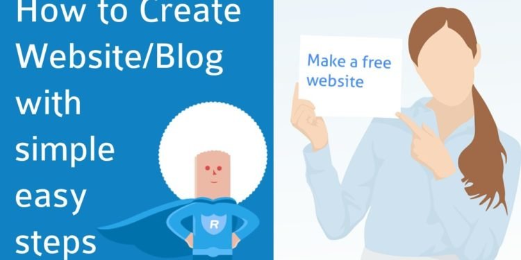 How to create a free website or blog