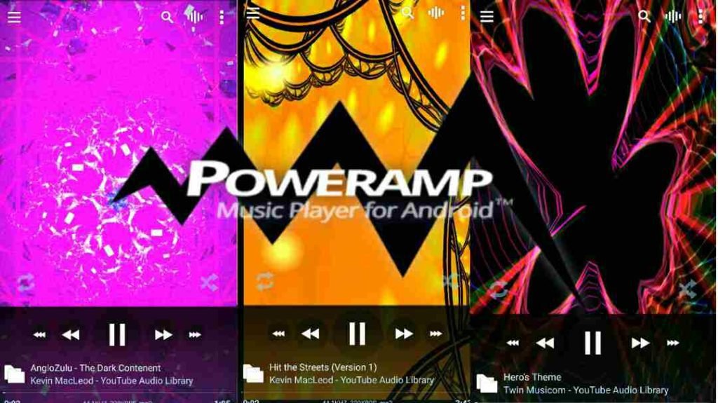 Poweramp music player best music player on Google PlayStore