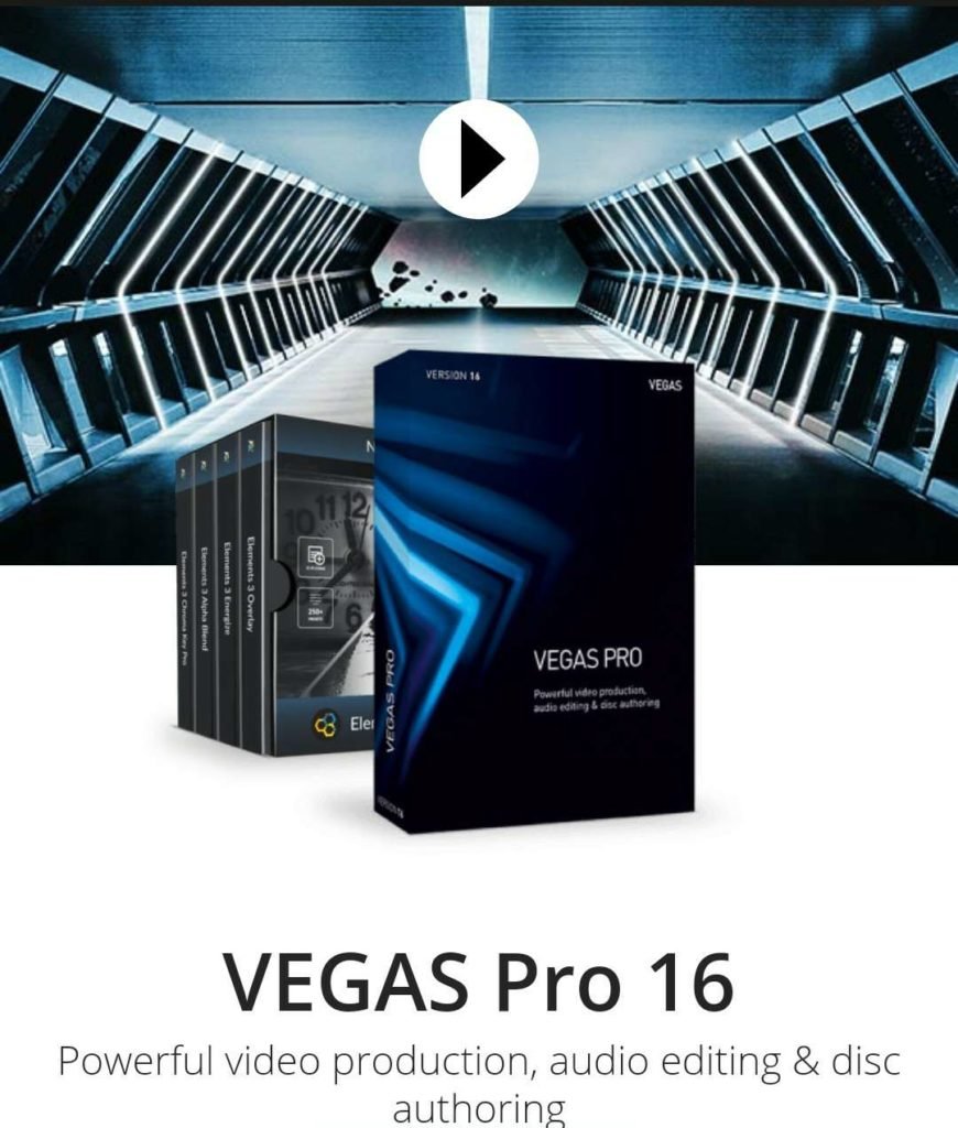 Sony Vegas pro Computer Software For Video Editing