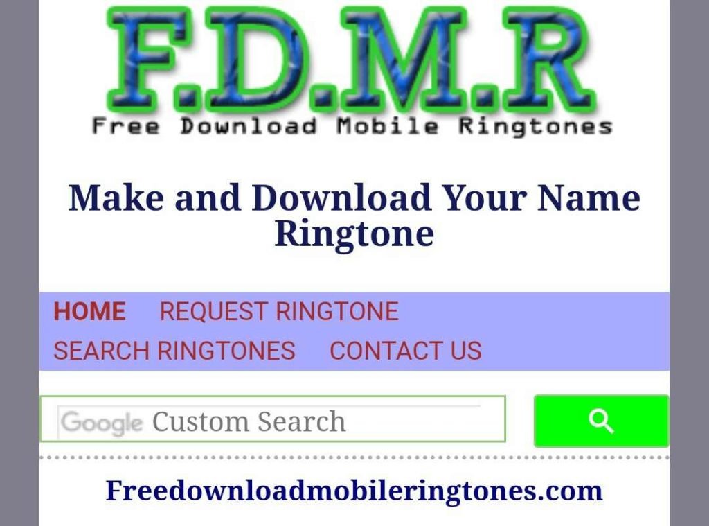FDMR Apne Naam Ka Ringtone Kaise Banaye Aur Download Kare? 